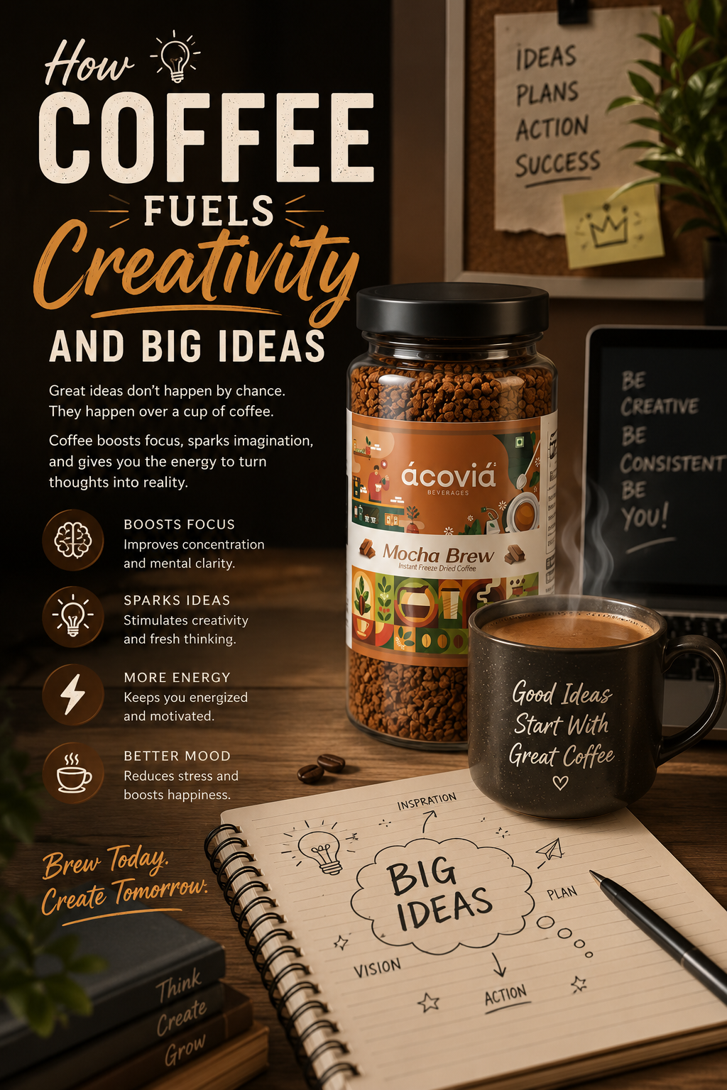 How Coffee Fuels Creativity and Big Ideas