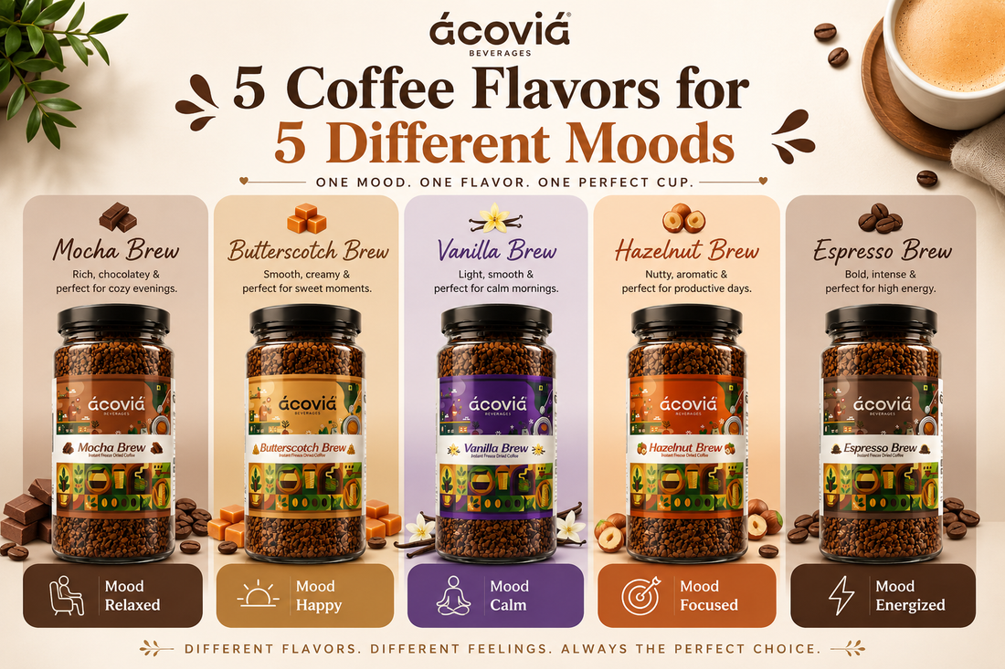 5 Coffee Flavors for 5 Different Moods